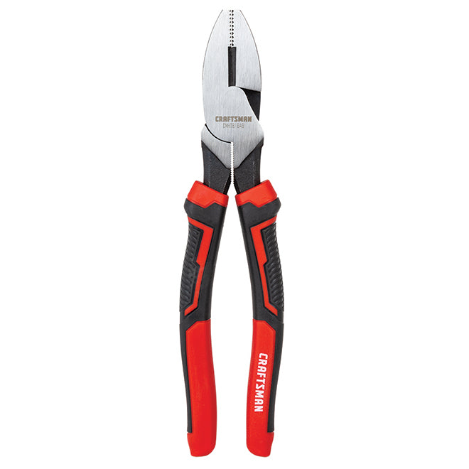 Lineman's Pliers - Steel - 9.5" - Red and Black - Each