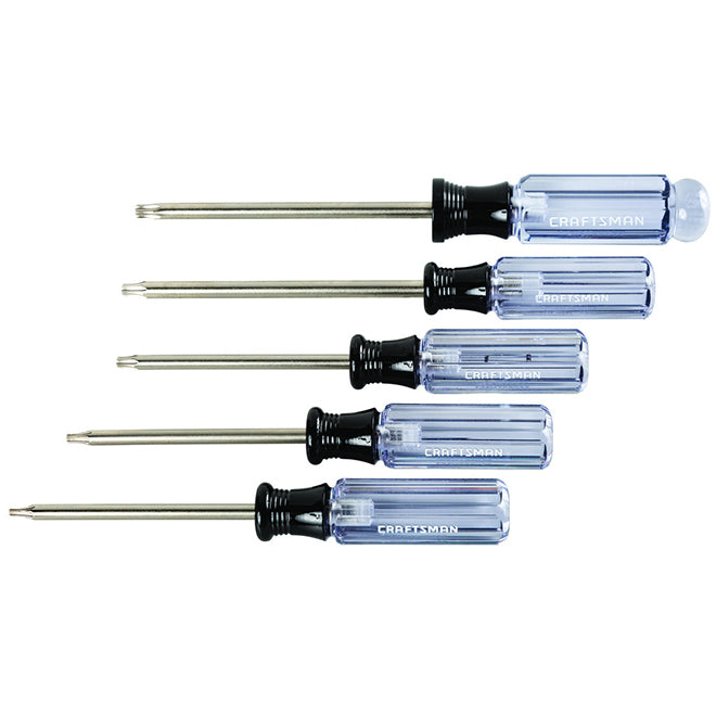 Craftsman Steel Torx - 5-Piece Screwdriver Set - Each