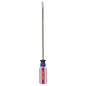 Steel Flat Blade Screwdriver - 1/8" x 6" - Blue/Red - Each