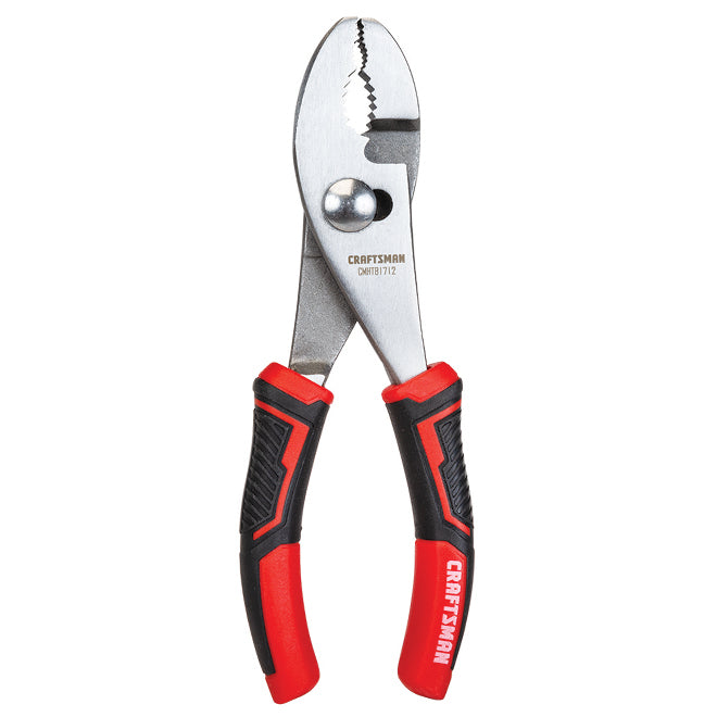 Slip Joint Pliers - 6'' - Red and Black - Each