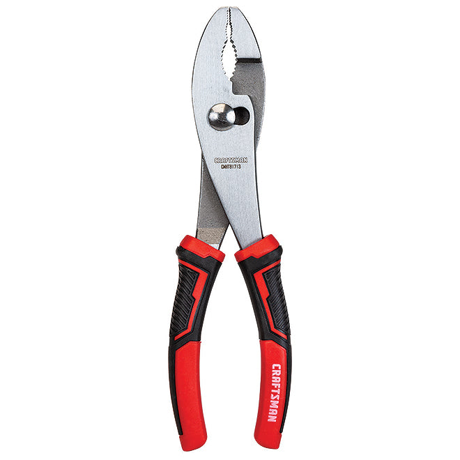 Slip Joint Pliers - 8'' - Red and Black - Each