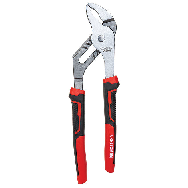 Groove Joint Pliers - 10" - Steel - Red and Black - Each