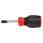 Slotted Screwdriver - Bi-Material - 1/4" x 1.5" - Red and Black - Each