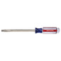 Steel Flat Blade Screwdriver - 5/16" x 6" - Blue/Red - Each