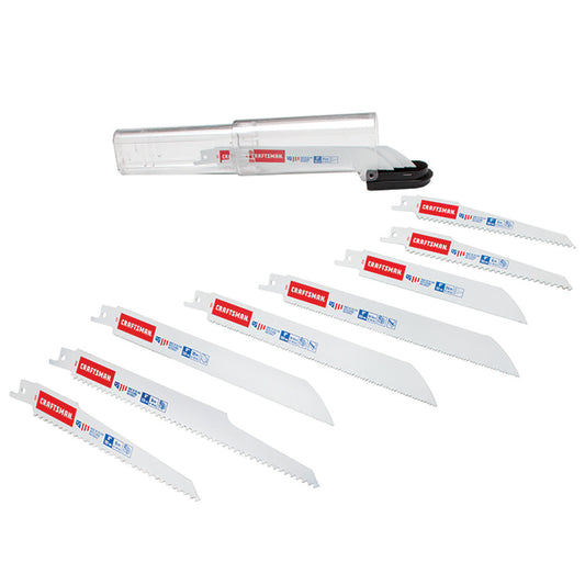 Craftsman Reciprocating Saw Blade Set - Bi-Metal - Universal - Hard Case - Various Sizes - Pack