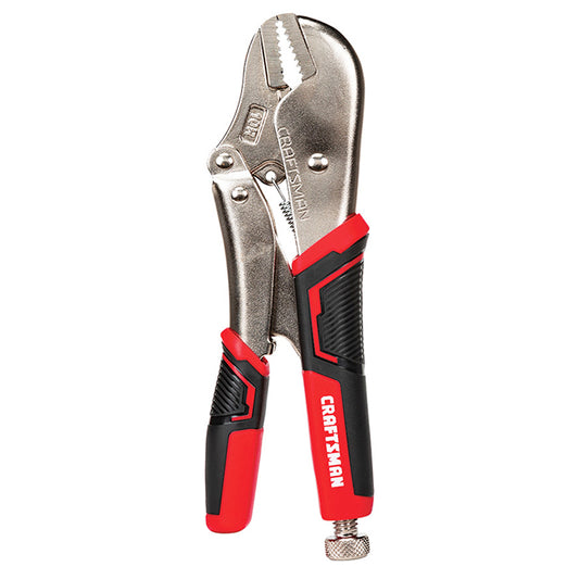 Locking Pliers - Straight Jaw - 10'' x 10R - Red/Black - Each