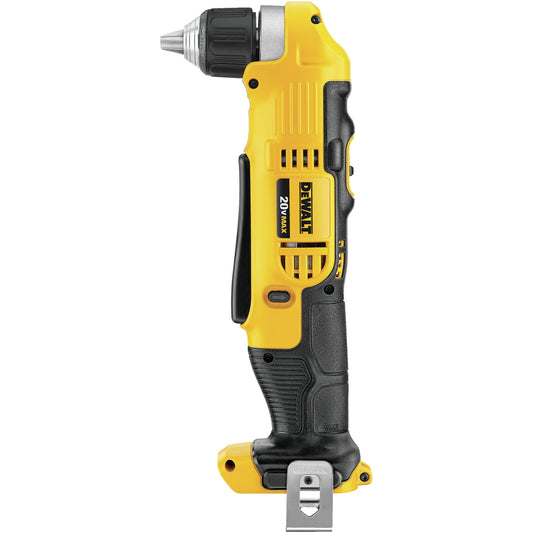 Dewalt 20-volt MAX 3/8-in Right Angle Cordless Drill - Lithium Ion - 2-Speed - Bare Tool (battery not included) - Each