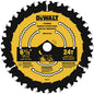 DeWalt Framing Circular Saw Blade - Carbide-tipped - 6 1/2-in Dia - 24 Tooth - Each