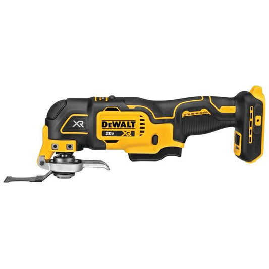 DEWALT XR 20 V Max Cordless Oscillating Multi-Tool Kit - Brushless - LED - 3-Speed - Bare Tool (battery not included) - Each