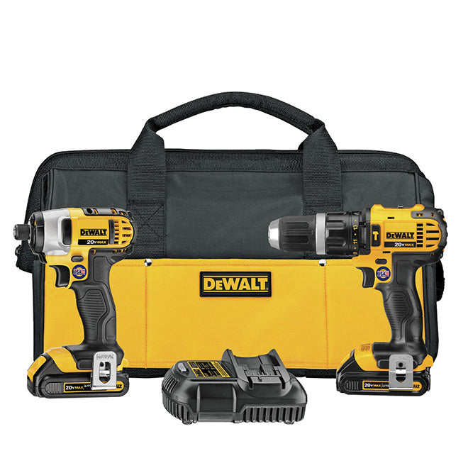 Dewalt 1/4'' Impact Driver/1/2'' Hammerdrill - 20V Max Li-Ion - Each