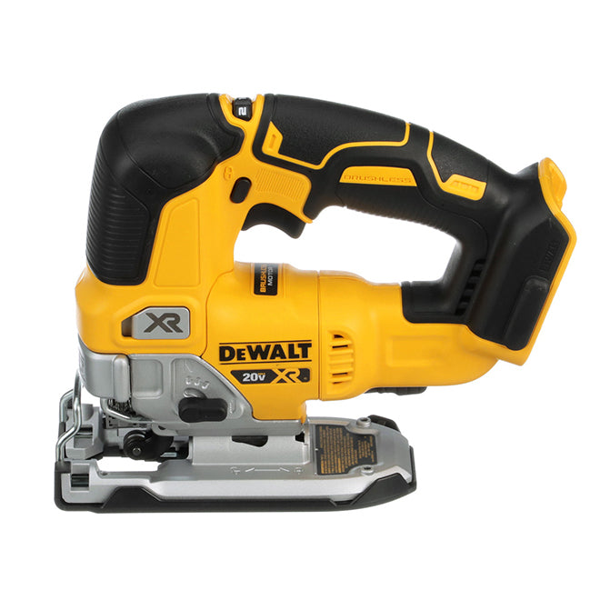 Dewalt 20-V Max Compact Cordless Jigsaw - Brushless Motor - Keyless Shoe - LED Light - Bare Tool (battery not included) - Each