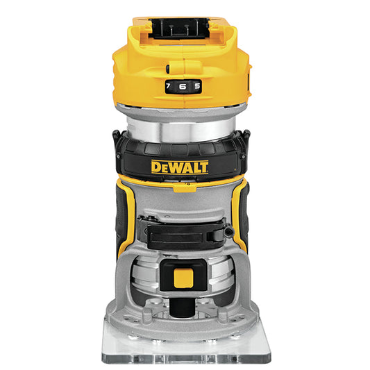 Dewalt 20-V Cordless Compact Router - Brushless Motor - LED Light - Variable Speed - Bare Tool (battery not included) - Each