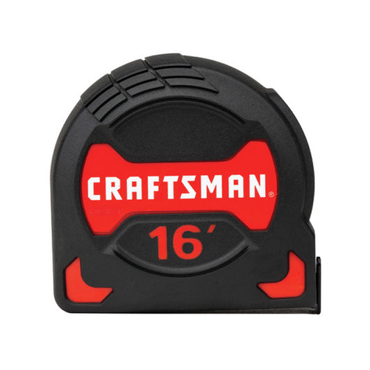 Craftsman Pro-10 Measuring Tape Easy Grip 16-ft Black/Red - Each