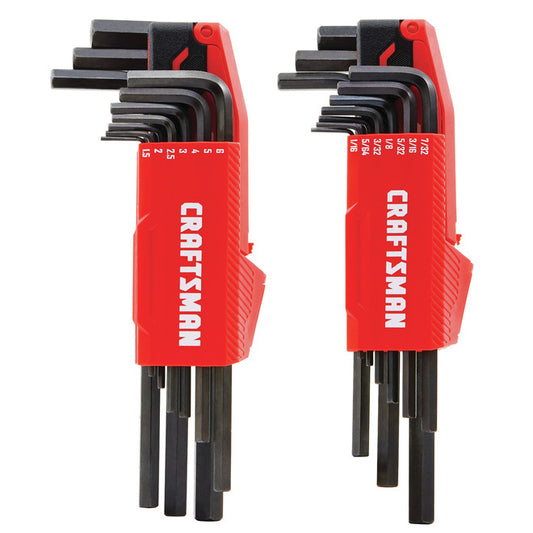 Craftsman 20-Key SAE/Metric Hex Key Set - Each