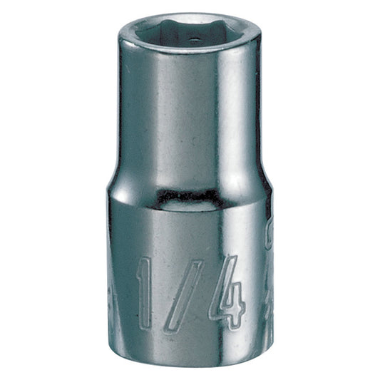 Craftsman 6-Point Socket - Steel - 1/4-in x 1/4-in Drive - Each