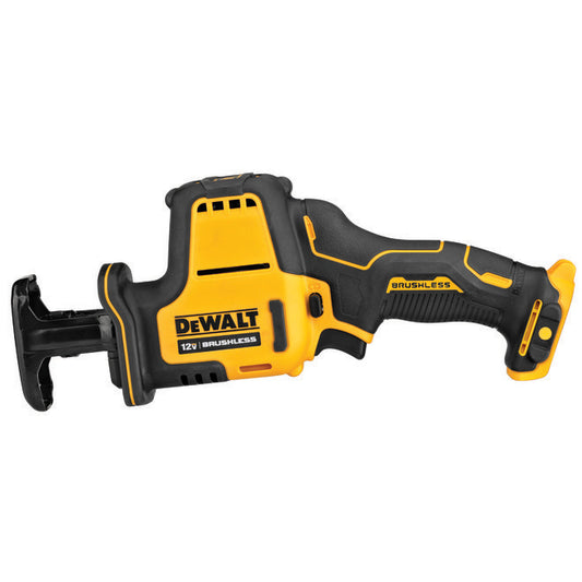 Dewalt 12-V Cordless Reciprocating Saw - Brushless Motor - LED Light - Variable Speed - Bare Tool (battery not included) - Each