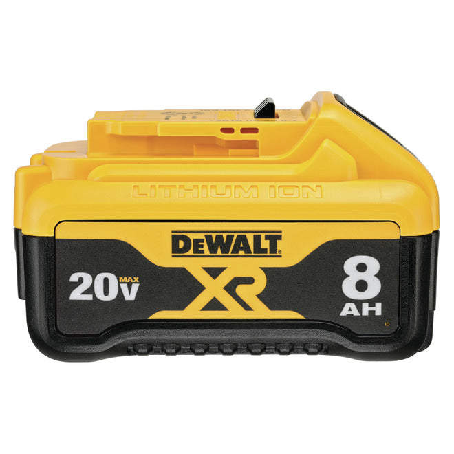 DeWalt XR 20-Volt Max 8-AH Lithium Ion Battery - 3-LED Light Indicator - Lightweight - Each