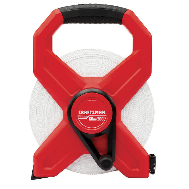 Craftsman Long Measuring Tape 0.5 in x 200-ft Red - Each