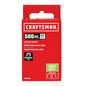 Craftsman Light-Duty 1/4-in Staples - 500-Pack - Each