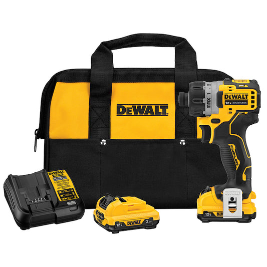 Dewalt 12-V 1/4-in Cordless Driver - Includes Carrying Bag, Batteries and Charger - Each