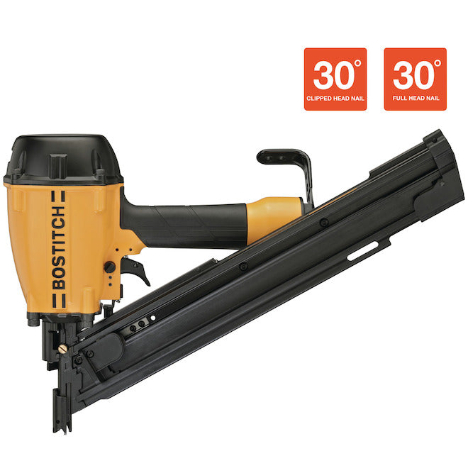 Bostitch 30-Degree Paper Tape Collated Framing Nailer - Each