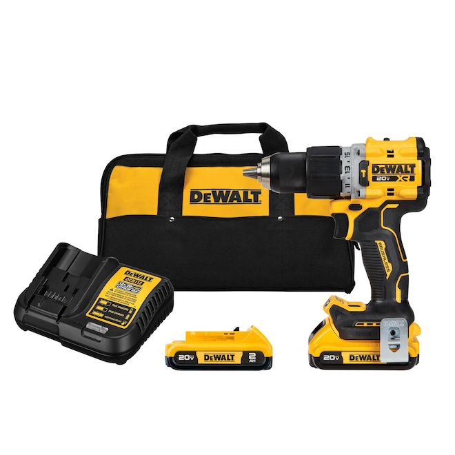 DeWALT 20V MAX XR Brushless Cordless 1/2-in Hammer Drill/Driver Kit - Each