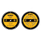 Dewalt Combo Pack 2 Circular Saw Blades 40T/60T 10-in - Each