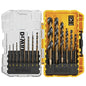 DeWALT 14-Piece Assorted Coated HSS Right Handed Twist Drill Bit Set - Each