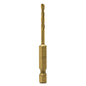 DeWALT 2-Piece 1/8-in x 2-5/8-in Titanium Nitride Coated HSS Right Handed Twist Drill Bit - Each