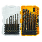 DeWALT Black and Gold 21-Piece Assorted Coated HSS Right Handed Twist Drill Bit Set - Each