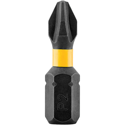 DEWALT 10-Pieces 1-in #2 Phillips Impact Screwdriver Bit Set-Black Steel - Each