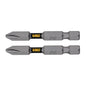 DEWALT Tough Grip - 2-Piece - 2-in - #2 - Phillips Head - Steel - Hex Shank Screwdriver Bit - Each