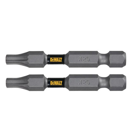 DEWALT 2-Pieces 2-in T25 Torx Screwdriver Bit Set - Black Steel - Each