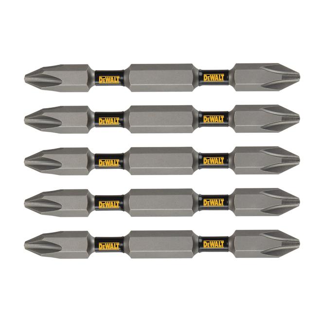 DEWALT 5-Pack Steel 2-in Phillips Screwdriver Bits - Each