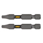 DeWALT Tough Grip 2-Piece 2-in #3 Square/Robertson Steel Screwdriver Bit - Each