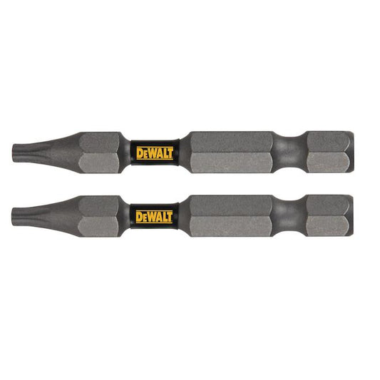 DeWALT Tough Grip 2-Piece 2-in T15 Torx Steel Screwdriver Bit - Each