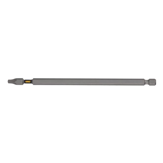 DeWALT Tough Grip 1-Piece 6-in #2 Square/Robertson Steel Screwdriver Bit - Each