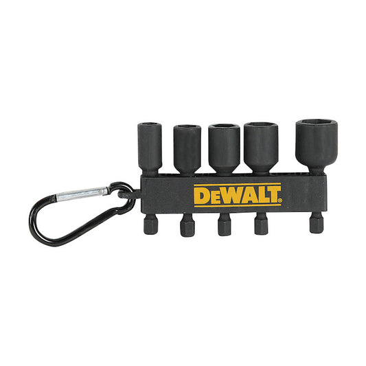 DeWALT Impact Ready 5-Piece 1-7/8-in Hex Steel Shank ScrewDriver Bit Set - Each