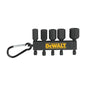 DeWALT Impact Ready 5-Piece 1-7/8-in Hex Steel Shank ScrewDriver Bit Set - Each