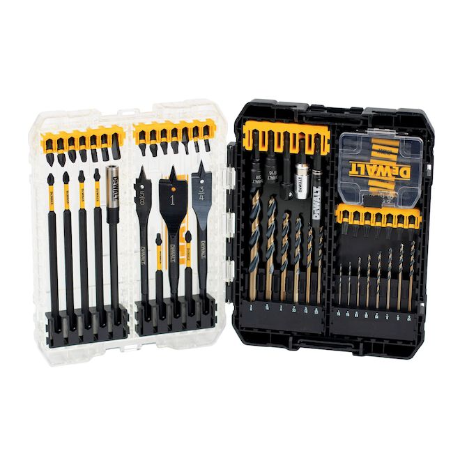 DEWALT Drill/Driver Steel Accessory Set - 66 Pieces - Box