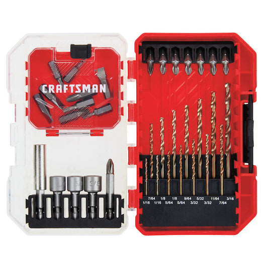 Craftsman 35-Pieces Drill/Driver Steel Accessory Set - Each