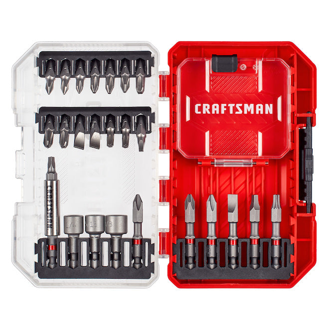 Craftsman 25-Pieces Impact Driver Steel Bit Set - Each