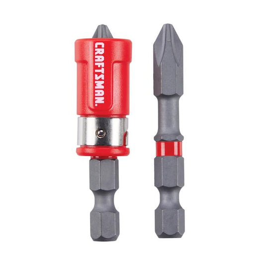 Craftsman 2-Piece 2-in #2 Phillips Steel Phillips Hex Screwdriver Bit Kit - Each