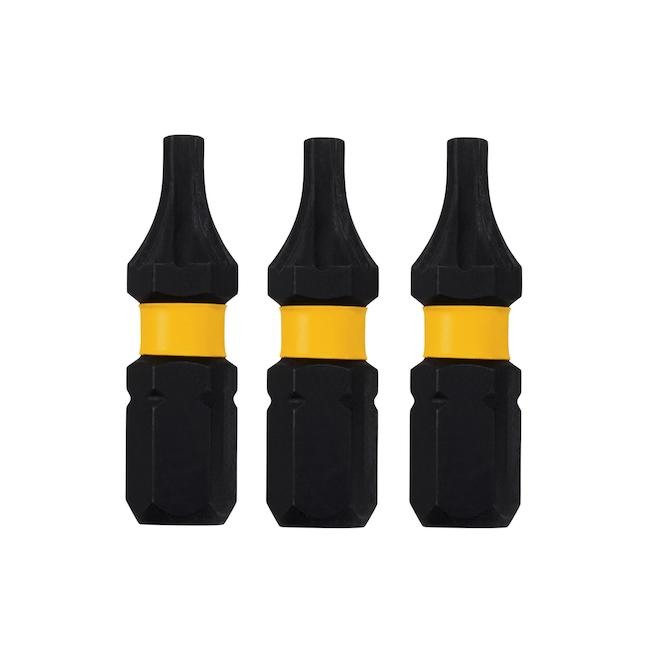 DeWALT Flextorq 3-Piece 1/4-in x 1-in Torx Impact Driver Bit - Each