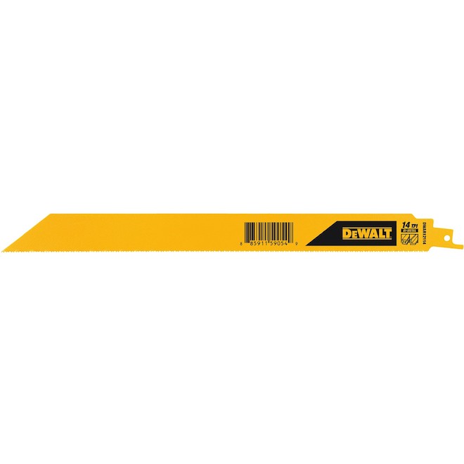 DeWALT 1-Pack 12-in 14-TPI Metal Cutting Reciprocating Saw Blade - Each