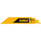 DeWALT 5-Pack 6-in 18-TPI Metal Cutting Reciprocating Saw Blade - Each