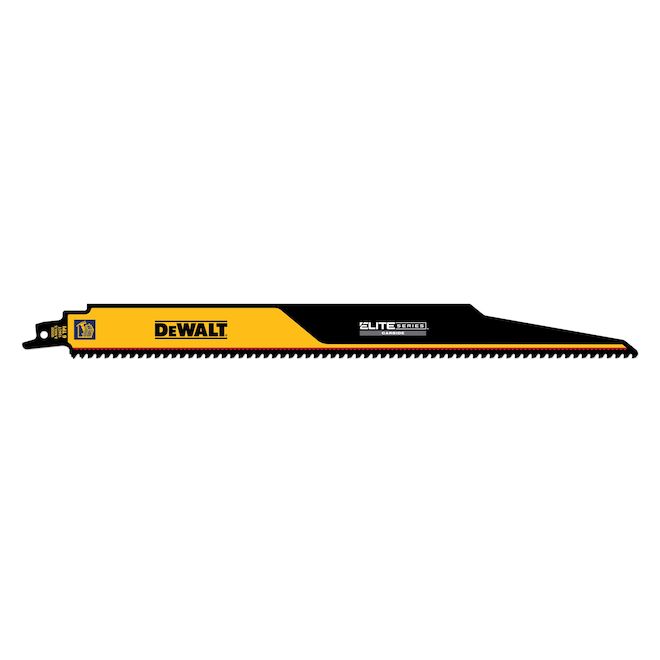 DEWALT Elite Series 12-in Bi-Metal Reciprocating Saw Blade - 6 TPI - Each