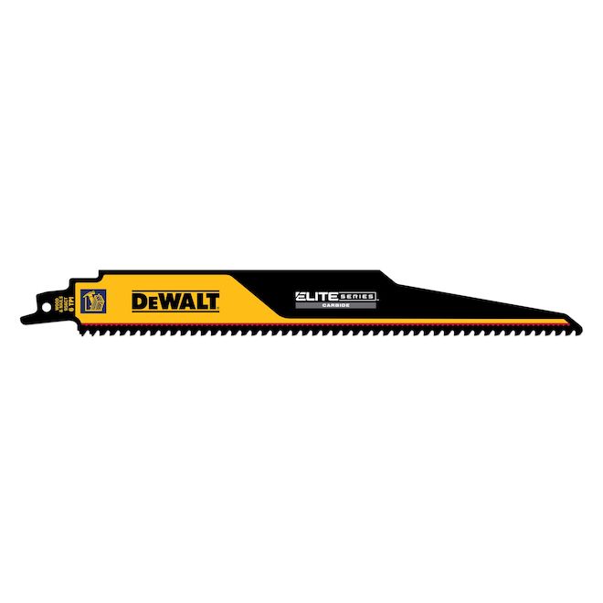 DEWALT Elite Series 9-in Bi-Metal Reciprocating Saw Blade - 6 TPI - Each