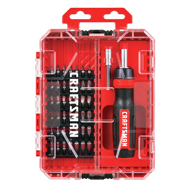 Craftsman 44-piece Ratcheting Screwdriver Set with Case - Each