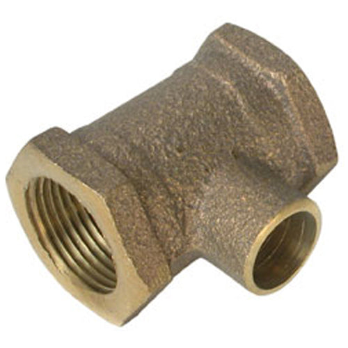 Reduction Copper Tee - 3/4"x3/4"x1/2" -